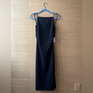 NWT astr the label black backless dress